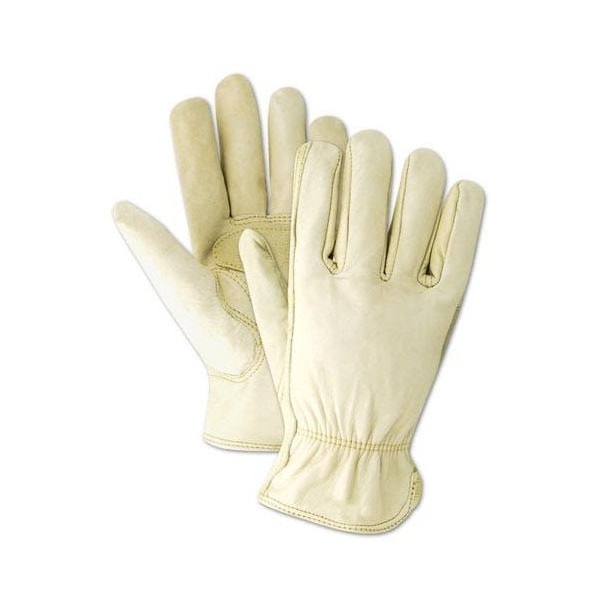 Magid Leather Drivers Gloves, Slip On Cuff, Tan, S 12 PK TB553E-S - main